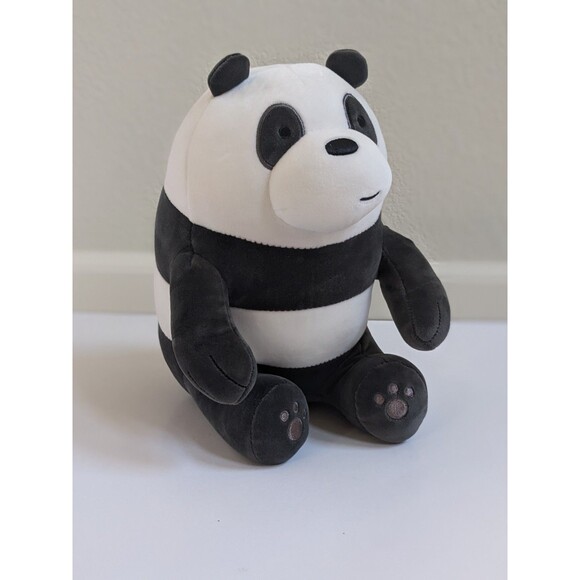 Miniso Life Cartoon Network We Bare Bears Sitting Panda Stuffed Plush Animal 11" - Picture 7 of 9